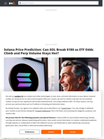 Solana Price Prediction: Can SOL Break $180 as ETF Odds Climb and Perp Volume Stays Hot? - Brave New Coin