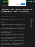 Ethereum at 10: How Its Evolution Redefined Crypto Wallet Infrastructure