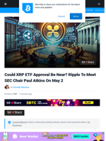 Could XRP ETF Approval Be Near? Ripple To Meet SEC Chair Paul Atkins On May 2 | Bitcoinist.com