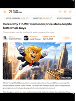 Here's why TRUMP memecoin price stalls despite $3M whale buys - AMBCrypto