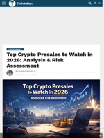 Top Crypto Presales to Watch in 2026: Analysis & Risk Assessment - TechBullion