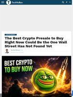 The Best Crypto Presale to Buy Right Now Could Be the One Wall Street Has Not Found Yet - TechBullion
