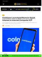 Coinbase Launchpad Rumors Spark Interest in Internet Computer