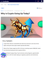 Why is Crypto Going Up Today ?