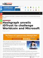 Hashgraph unveils IDTrust to challenge Worldcoin and Microsoft - The Crypto News Wire