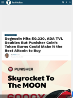 Dogecoin at $0.230, ADA TVL Doubles - But $PUN is the Best Altcoin to Buy in 2025? - TechBullion