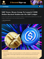 XRP News: Braza Group To Launch USDB Dollar-Backed Stablecoin On XRP Ledger