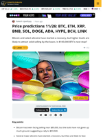 Bitcoin, Altcoins Bounce, But Bearish Downtrend Prevails For Now