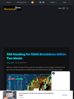 TAO Heading for $200 Breakdown Within Two Weeks - Blockchain.News