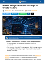BitMEX Brings FX Perpetual Swaps to Crypto Traders