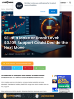 SEI Tests $0.105 Support as Key Level Holds