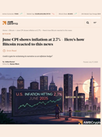 June CPI shows inflation at 2.7% - Here's how Bitcoin reacted to this news  - AMBCrypto