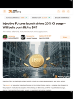 Injective Futures launch drives 20% OI surge - Will bulls push INJ to $4? - AMBCrypto