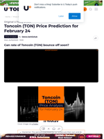 Toncoin (TON) Price Prediction for February 24