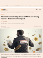 Bitcoin faces volatility ahead of FOMC and Trump speech - Here's what to expect! - AMBCrypto