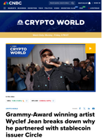 Grammy-Award winning artist Wyclef Jean breaks down why he partnered with stablecoin issuer Circle