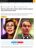 Warren Accuses SEC’s Paul Atkins of Misleading Congress