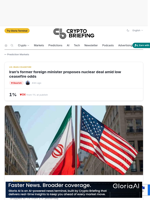 Iran's former foreign minister proposes nuclear deal amid low ceasefire odds