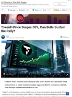 TokenFi Price Surges 50%, Can Bulls Sustain the Rally? - TheNewsCrypto