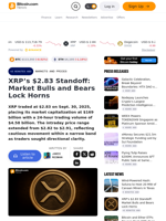 XRP’s $2.83 Standoff: Market Bulls and Bears Lock Horns – Markets and Prices Bitcoin News