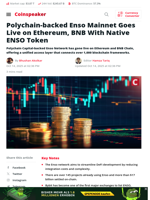 Enso Mainnet Launches with Native ENSO Token