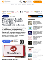 Moneygram Debuts Stablecoin-Powered Cross-Border Transactions in Latam – Crypto News Bitcoin News