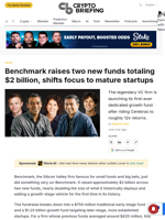 Benchmark raises two new funds totaling $2 billion, shifts focus to mature startups