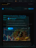 BNB Price Prediction: Targeting $890-$900 Resistance Zone in September 2025 - Blockchain.News