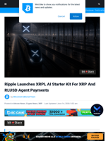 Ripple Launches XRPL AI Starter Kit For XRP