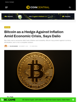 Bitcoin as a Hedge Against Inflation Amid Economic Crisis