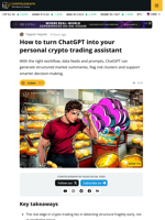 How to Turn ChatGPT Into Your Personal Crypto Trading Assistant