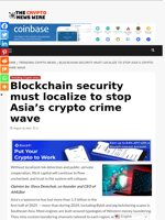 Blockchain security must localize to stop Asia’s crypto crime wave - The Crypto News Wire