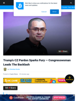 Trump’s CZ Pardon Sparks Fury — Governor Leads The Backlash