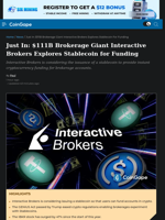 Just In: $111B Broker Interactive Brokers Explores Stablecoin