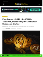 Everdawn’s USDT0 Hits $50B in Transfers, Dominating the Omnichain Stablecoin Market