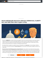 House GOP Breaks Record to Advance GENIUS Act, CLARITY Act, and CBDC Ban: Best Crypto to Buy