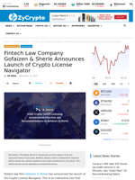 Fintech Law Company Gofaizen & Sherle Announces Launch of Crypto License Navigator