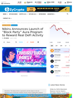 Nibiru Announces Launch of ”Block Party” Aura Program to Reward Real DeFi Activity