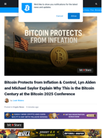BTC Protects from Inflation & Control, Lyn Alden at Bitcoin 2025