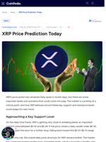 XRP Price Prediction Today
