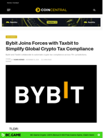 Bybit Joins Forces with Taxbit to Simplify Global Crypto Tax Compliance