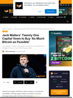 Jack Mallers Vows To Buy ‘As Much Bitcoin As Possible’