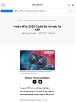 Here’s Why 2025 Could Be Historic for XRP