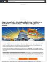 Ripple News Today: Ripple Joins California Task Force as State Embraces Blockchain—XRP Eyes Policy-Driven Growth - Brave New Coin