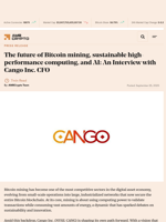 The future of Bitcoin mining, sustainable high-performance computing, and AI: An Interview with Cango Inc. CFO - AMBCrypto