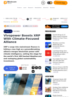 Vivopower Boosts XRP With Climate-Focused Alliance – Featured Bitcoin News