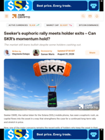 Seeker's euphoric rally meets holder exits - Can SKR's momentum hold? - AMBCrypto