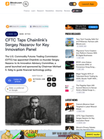 CFTC Taps Chainlink’s Sergey Nazarov for Key Innovation Panel – News Bytes Bitcoin News
