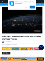 First SWIFT, Now The Eurosystem: How Ripple And XRP Are Plugging Into The Lifeblood Of Global Transactions