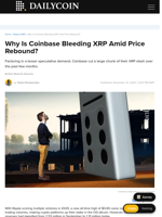 Why Is Coinbase Bleeding XRP Amid Price Rebound? - DailyCoin